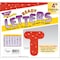 Trend Enterprises Red Sparkle 4 Casual Uppercase Ready Letters, PK213 T1614 - alternate 2